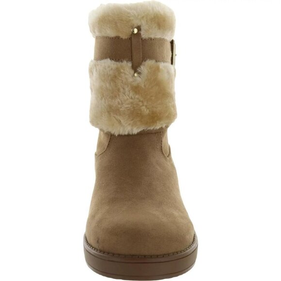 GBG Los Angeles Womens Adlea Slip-On Winter & Snow Boots Brown - Picture 4 of 5